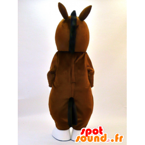 Kisokko mascot. Colt mascot of brown and white donkey - MASFR28333 - Yuru-Chara Japanese mascots