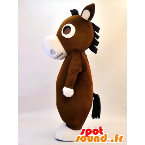 Kisokko Maskottchen. Colt Maskottchen der braunen und weißen Esel - MASFR28333 - Yuru-Chara japanischen Maskottchen