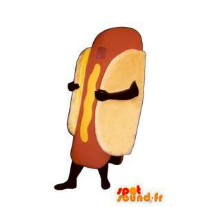 Puku jättiläinen hot dog - MASFR007197 - Mascottes Fast-Food