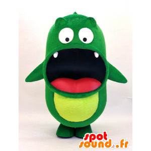 Puchibozaurusu mascot. Green dinosaur mascot, funny - MASFR28336 - Yuru-Chara Japanese mascots