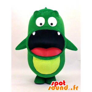 Mascot Puchibozaurusu. groene dinosaurus mascotte, grappig - MASFR28336 - Yuru-Chara Japanse Mascottes