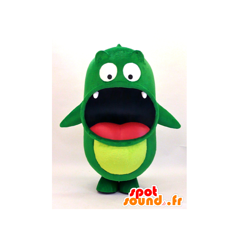 Puchibozaurusu mascot. Green dinosaur mascot, funny - MASFR28336 - Yuru-Chara Japanese mascots