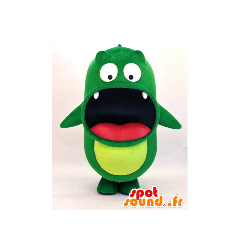 Puchibozaurusu mascotte. Dinosauro verde mascotte, divertente - MASFR28336 - Yuru-Chara mascotte giapponese