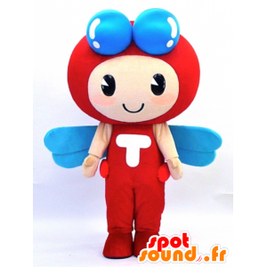 Mascot Red dragonfly-kun. Red dragonfly mascot - MASFR28337 - Yuru-Chara Japanese mascots
