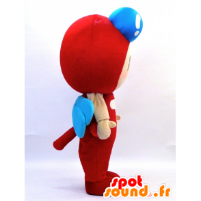 Mascotte Libellula rossa-kun. Red libellula mascotte - MASFR28337 - Yuru-Chara mascotte giapponese