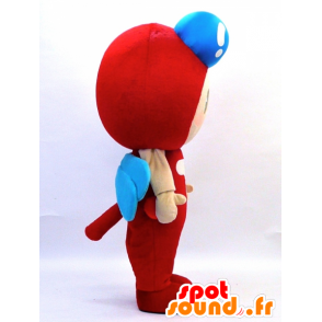 Μασκότ Red dragonfly-kun. κόκκινο μασκότ dragonfly - Ιαπωνικές μασκότ Yuru-Chara - MASFR28337 - SpotSound.fr