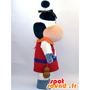 Ko maskot i samurai outfit - Spotsound maskot kostume