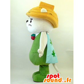 Nyan Kunen mascot. White cat mascot with a cape - MASFR28340 - Yuru-Chara Japanese mascots