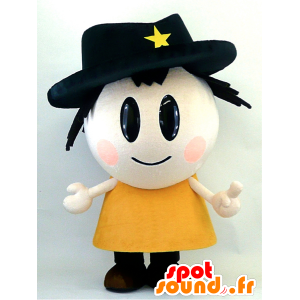 Tron Boy Maskottchen. Sheriff-Maskottchen, cowboy - MASFR28344 - Yuru-Chara japanischen Maskottchen