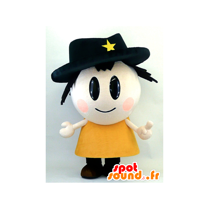 Tron Boy Maskottchen. Sheriff-Maskottchen, cowboy - MASFR28344 - Yuru-Chara japanischen Maskottchen