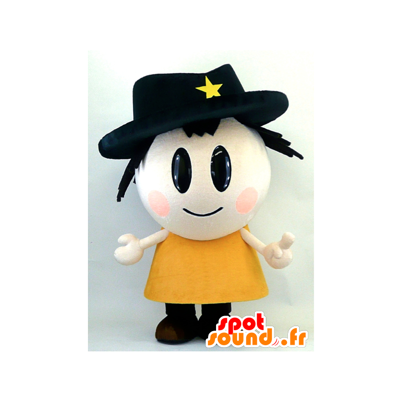 Tron Boy mascotte. Mascotte Sceriffo, cowboy - MASFR28344 - Yuru-Chara mascotte giapponese