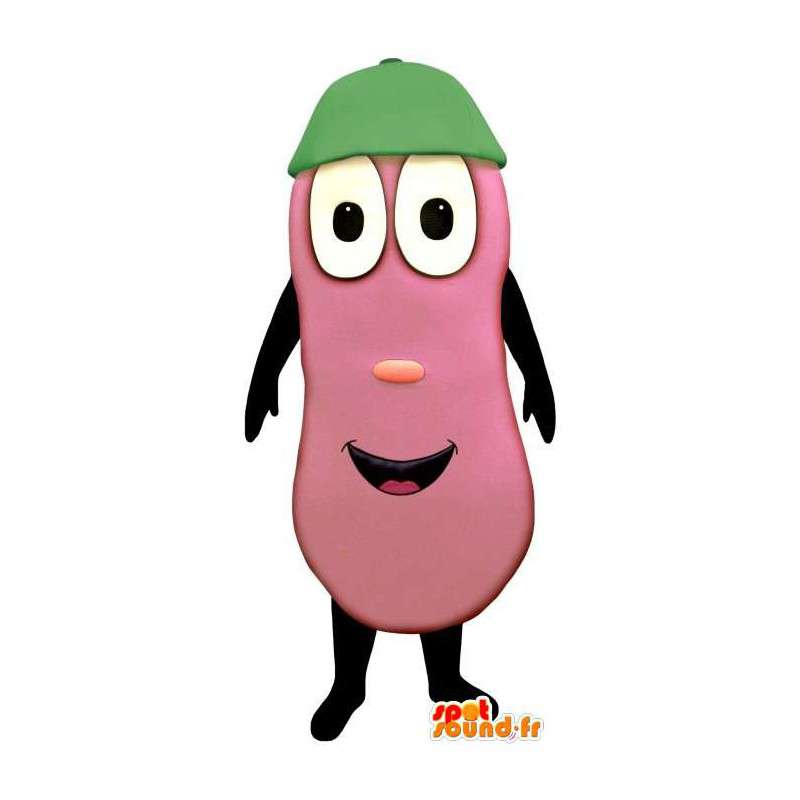 Mascotte melanzana gigante rosa - MASFR007200 - Mascotte di verdure