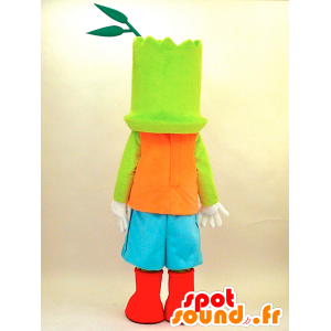 Mascot Yabukara Boya. groene mascotte mens - MASFR28347 - Yuru-Chara Japanse Mascottes
