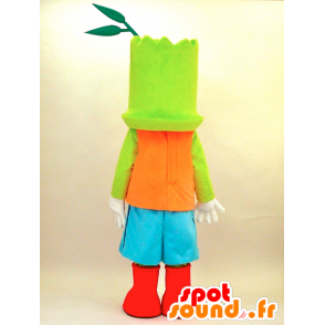 Mascot Yabukara Boya. Green man mascot - MASFR28347 - Yuru-Chara Japanese mascots