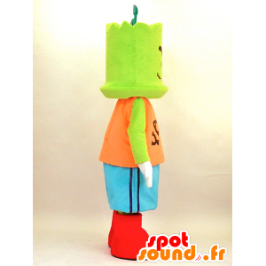 Mascot Yabukara Boya. Green man mascot - MASFR28347 - Yuru-Chara Japanese mascots