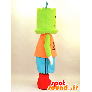 Mascot Yabukara Boya. homem mascote verde - MASFR28347 - Yuru-Chara Mascotes japoneses