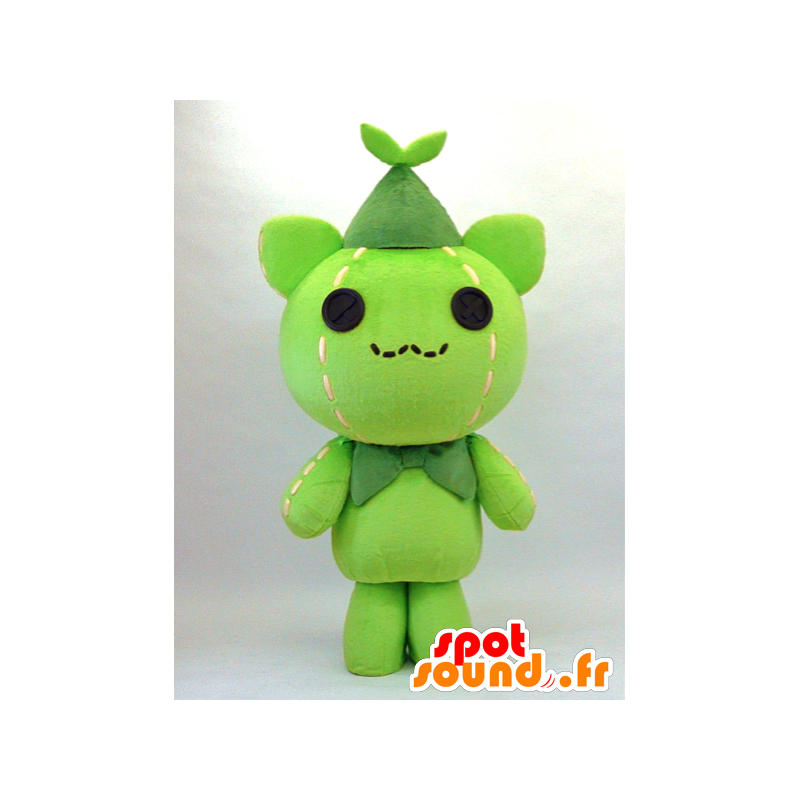 Μασκότ Sebatan. Monster μασκότ βελούδου πράσινο - MASFR28348 - Yuru-Χαρά ιαπωνική Μασκότ