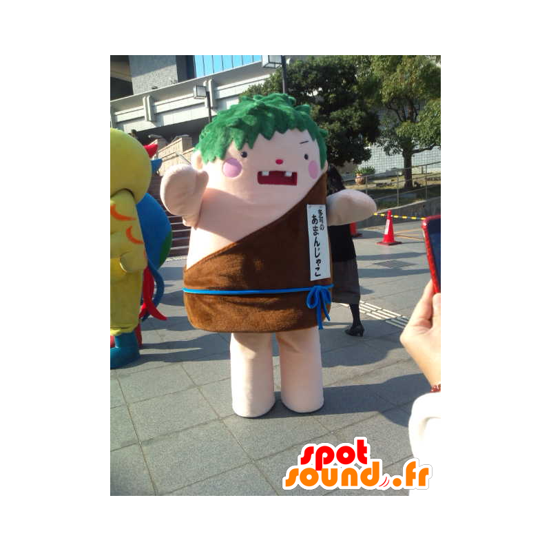 Mascotte d'homme de Cro-Magnon à l'air farouche - MASFR28352 - Mascottes Yuru-Chara Japonaises