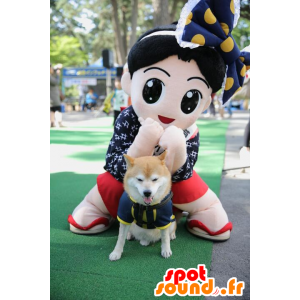 Mujer muy linda mascota japonesa - MASFR28358 - Yuru-Chara mascotas japonesas