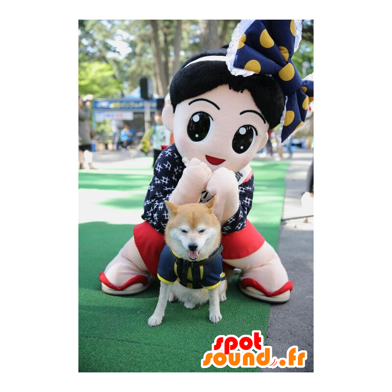 Zeer mooie Japanse vrouw Mascot - MASFR28358 - Yuru-Chara Japanse Mascottes