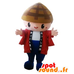 Kaikun Yurukere maskot. Asiatisk pojkemaskot - Spotsound maskot