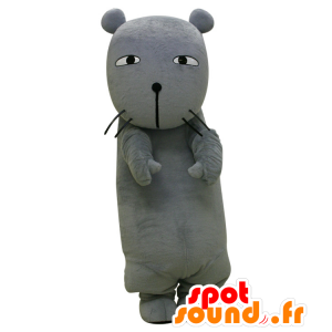 Itatchi Maskottchen. Mascot graue Ratte, Riesen- - MASFR28362 - Yuru-Chara japanischen Maskottchen