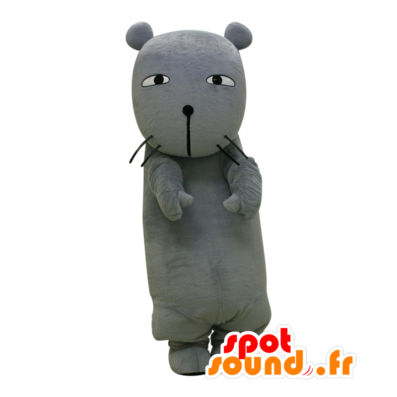 Itatchi Maskottchen. Mascot graue Ratte, Riesen- - MASFR28362 - Yuru-Chara japanischen Maskottchen