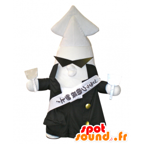 Maskot Black Banchou. Bílá obří chobotnice maskot - MASFR28364 - Yuru-Chara japonské Maskoti