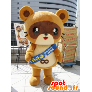 Kisapon mascotte. Procione mascotte, Panda - MASFR28373 - Yuru-Chara mascotte giapponese