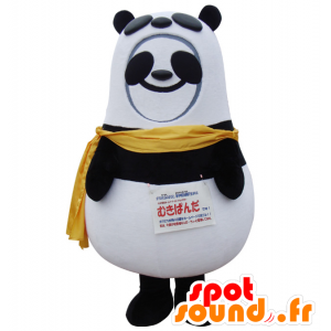 Mascot Mukipanda. Panda mascote vestida de panda - MASFR28378 - Yuru-Chara Mascotes japoneses