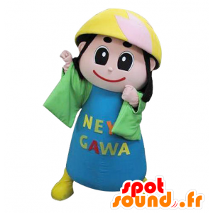 Katsuki chan mascot. Character mascot with a bowl - MASFR28385 - Yuru-Chara Japanese mascots
