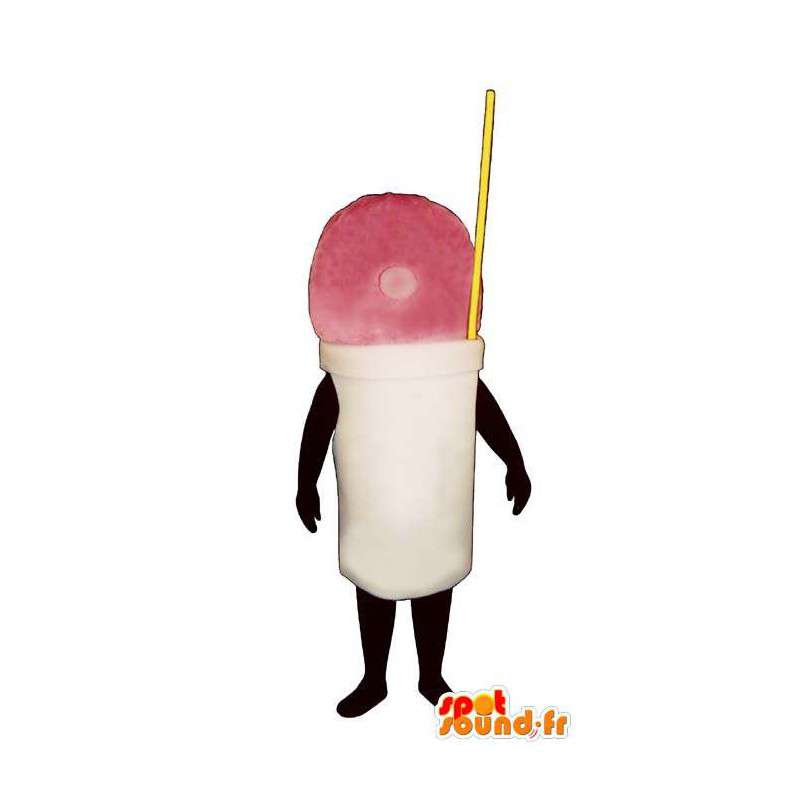 Mascot gelo gigante. terno de gelo - MASFR007205 - Rápido Mascotes Food