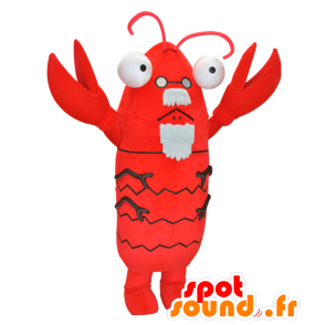 Mascotte de Zarigani. Mascotte de homard, d'écrevisse géante - MASFR28394 - Mascottes Yuru-Chara Japonaises