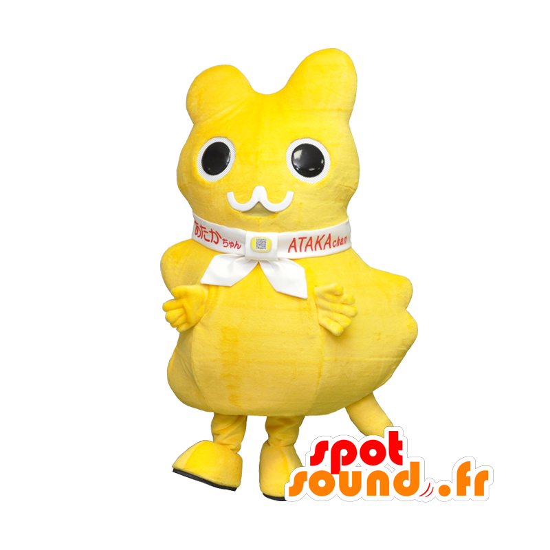 Mascot Ataka-chan. gele kip mascotte, kuiken - MASFR28400 - Yuru-Chara Japanse Mascottes