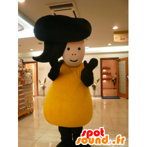 Mascot Ishikawa kun. keltainen ja musta mies maskotti - MASFR28404 - Mascottes Yuru-Chara Japonaises