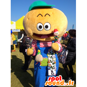 Mascotte de bonhomme, de pomme de terre avec une grosse tête - MASFR28420 - Mascottes Yuru-Chara Japonaises