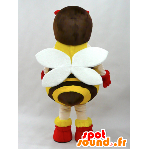 Mascot Mitchi. amarelo e castanho mascote abelha - MASFR28422 - Yuru-Chara Mascotes japoneses