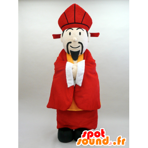 Mascot jofu-Kun. Mascotte asiatischer Mann, Mönch - MASFR28423 - Yuru-Chara japanischen Maskottchen