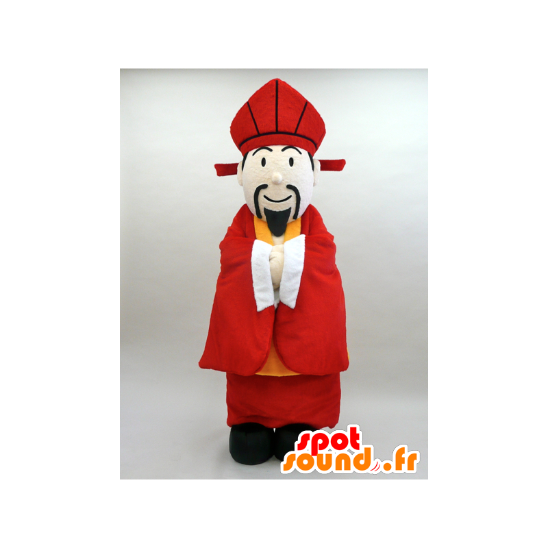 Mascot jofu-kun. Mascotte hombre asiático, monje - MASFR28423 - Yuru-Chara mascotas japonesas