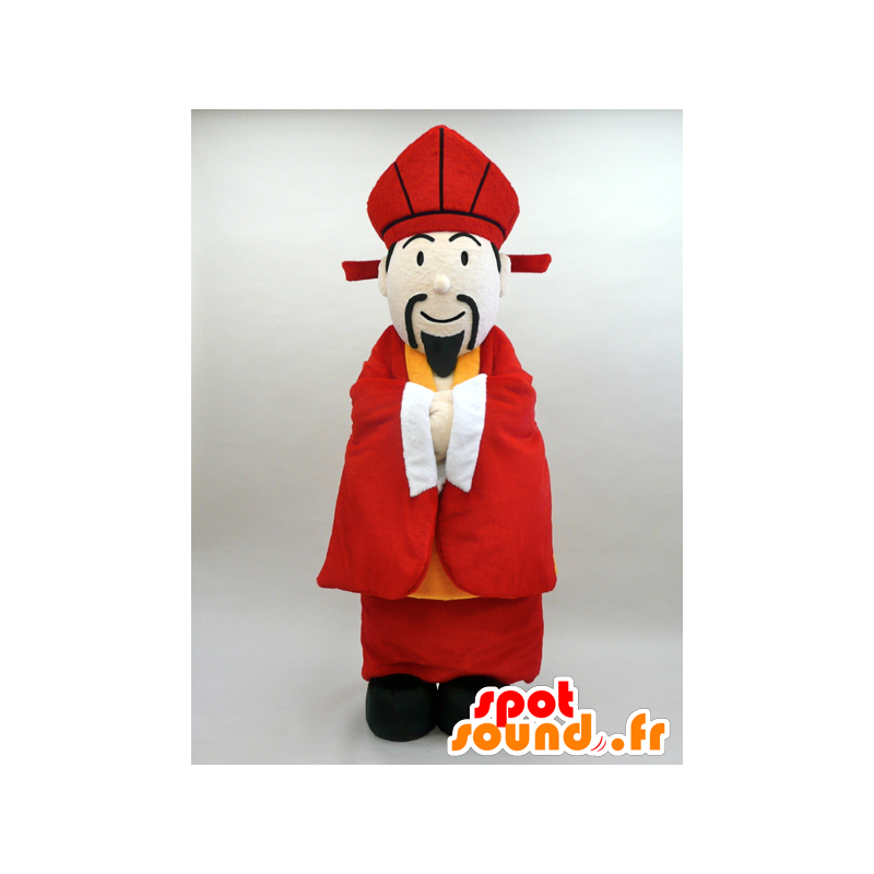 Jofu-kun maskot. Asiatisk mand maskot, munk - Spotsound maskot