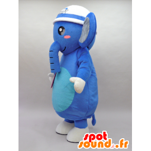 Mascota del elefante azul, muy lindo y exitoso - MASFR28426 - Yuru-Chara mascotas japonesas