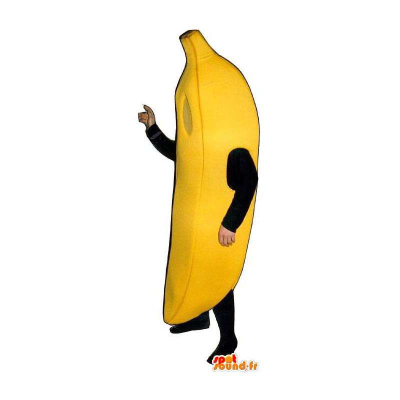 Mascot gigante bananera. Traje de plátano - MASFR007210 - Mascota de la fruta