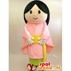 Komachi-chan maskot. Mascot asiatisk kvinne - MASFR28427 - Yuru-Chara japanske Mascots