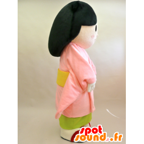 Mascotte de Komachi-chan. Mascotte de femme asiatique - MASFR28427 - Mascottes Yuru-Chara Japonaises