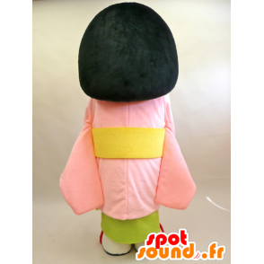 Komachi-chan mascot. Mascot Asian woman - MASFR28427 - Yuru-Chara Japanese mascots