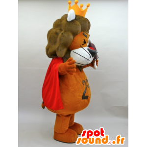 29. Keizairen mascot mascot orange and red lion - MASFR28431 - Yuru-Chara Japanese mascots