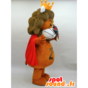 Maskot Keizairen 29. maskot oranžový a červený lev - MASFR28431 - Yuru-Chara japonské Maskoti