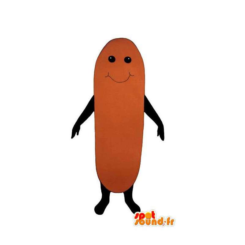 Giganten frankfurter Mascot - MASFR007211 - Fast Food Maskoter