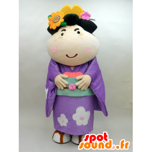 Mascot Koume. Mascot floresceu mulher japonesa - MASFR28438 - Yuru-Chara Mascotes japoneses