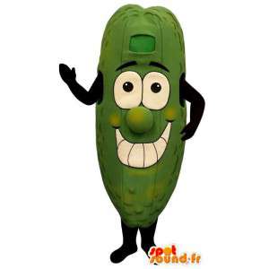 Green pickle mascot, giant - MASFR007213 - Mascot of vegetables